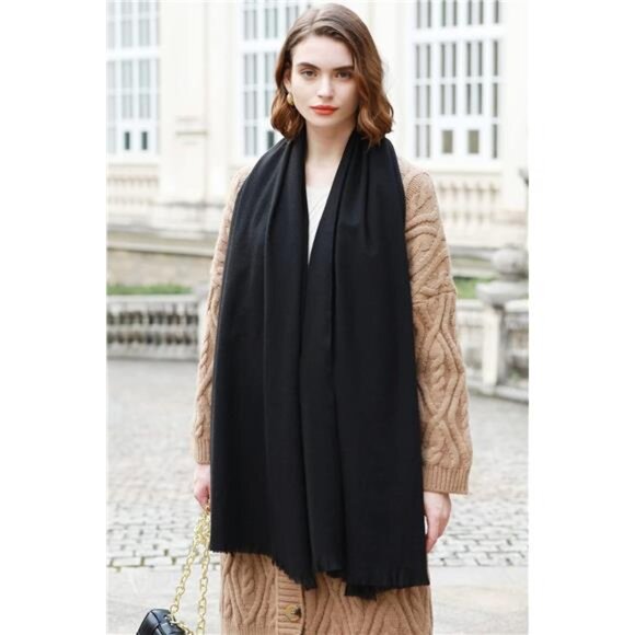 RIIQIICHY Scarfs for Women Pashmina Shawl Wraps for Evening Dresses Women Scarf - Picture 6 of 7